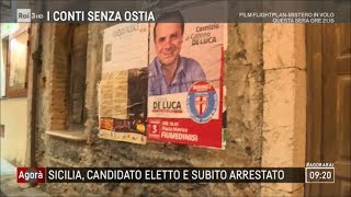 Sicilia eletto e arrestato  Agorà 09112017 [upl. by Flynn]