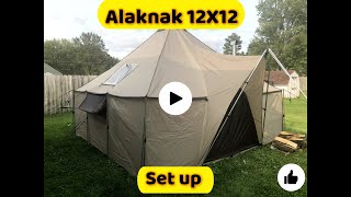 Cabelas Alaknak tent setup and review [upl. by Raddy]