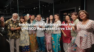 Inscription of Kebaya Knowledge Skills Traditions and Practices  What it Means to SG Community [upl. by Ahsenac]