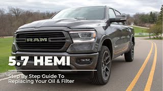 DIY Oil Change On A 5th Gen Ram 1500 201924 ETorque Fast amp Clean Method [upl. by Hammel]