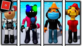 How to get SKIPPA TRIPLE TROUBLE BLACK IMPOSTER SELEVER BADGES in PIGGY RP X FUNK  Roblox [upl. by Behn]