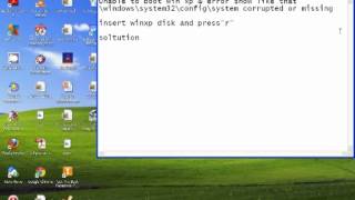 Troubleshoot of \windows\system32\config\system corrupted or missing [upl. by Rondon]