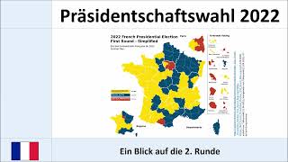 Präsidentschaftswahl Frankreich 2022 aktuelle Umfragen zur 2 Runde Macron  Le Pen [upl. by Alexander]