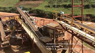 Cassiterite ore beneficiation plant in Rwanda [upl. by Nnayllehs]