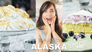 BAKED ALASKA DE BLUEBERRY E IOGURTE  DOCE DEZEMBRO [upl. by Nyleve]