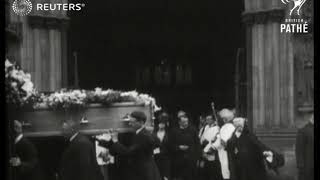 Funeral of Reverend Geoffrey StuddertKennedy 1929 [upl. by Brandt851]