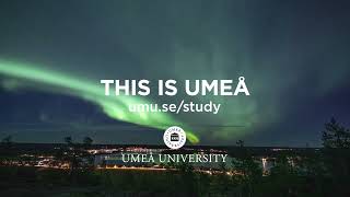 This is Umeå University Sweden  Northern Lights [upl. by Areht]