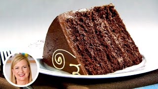 Professional Baker Teaches You How To Make CHOCOLATE CAKE [upl. by Euqinommod]