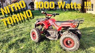 Nitro Torino 1000 Watts quad enfant électrique au top pour les pilotes en herbe [upl. by Hairacaz]