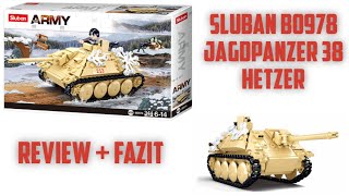 Sluban B0978  Jagdpanzer 38 Hetzer  Review German [upl. by Hanahsuar]