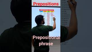 Prepositional Phrases rnj english dineshsirlivestudy englishgrammar dineshsir englishlanguage [upl. by Herrah959]