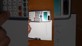 Limites par calculatrice casio [upl. by Aelam]