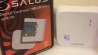 Salus Digital Electronic Wireless Thermostat with RF  RT300RF [upl. by Wagstaff]