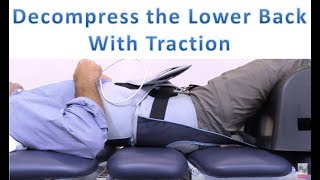 Lower Back Decompression Machine  Lumbar Mechanical Traction [upl. by Nerine]