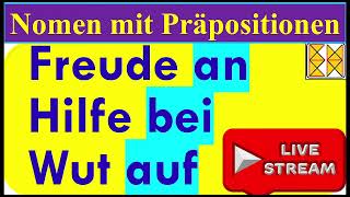 Nomen mit Präpositionen  Livestreaming 13012024 [upl. by Odine]