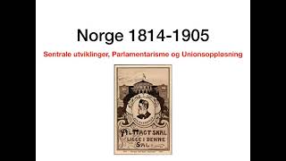 Historie VG3 Norge 18141905 [upl. by Gnohp711]