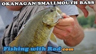 Fishing with Rod Okanagan Smallmouth Bass [upl. by Llenej600]