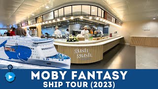 Moby Fantasy ship tour Scopri gli interni gemello del Moby Legacy [upl. by Atinaj]