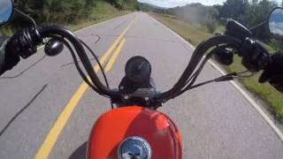 Harley Nightster 1200 acceleration [upl. by Lezirg]