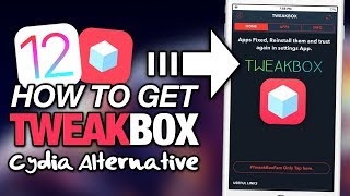 How To Get TWEAKBOX On iOS 12 NO JAILBREAK Cydia Apps Apps amp Hacked Apps [upl. by Ahsiuqat640]