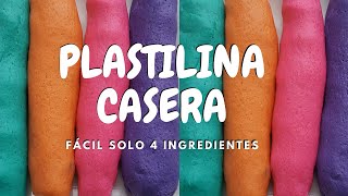 Plastilina Casera NO TÓXICA para niños  Como hacer plastilina con harina [upl. by Eey]