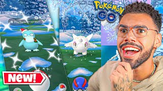 PSYDUCK SHINY MAIS RARO DA HISTÓRIA NO NOVO EVENTO DE GELO… ❄️🤯😍 pokemongo [upl. by Ardeid169]