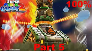 Super Mario Galaxy 2 100 Walkthrough Part 5 [upl. by Solracnauj]