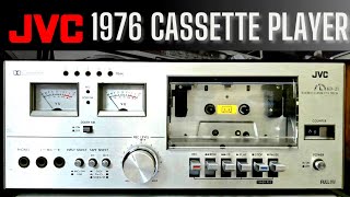 JVC Cassette Player  Review  Its sold cassetteplayer antique [upl. by Ardnod]