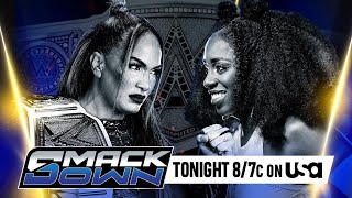 WWE SmackDown  Nia Jax Vs Naomi WWE Womens Championship Match [upl. by Mandle146]