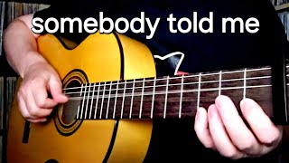 Somebody Told Me acoustic Killers cover [upl. by Laurentia921]