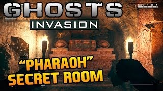 COD Ghosts Pharaoh Easter egg Pièce secrète  colis gratuit Invasion Dlc 3 [upl. by Feliks426]