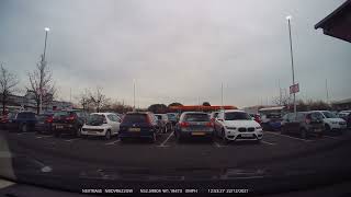 Nextbase 622GW Dashcam first parking mode footage test view [upl. by Rieger]