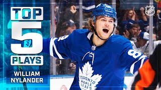 Top 5 William Nylander Plays from 201920  NHL [upl. by Ennaxor]