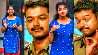 Katchi Sera Song Thalapathy Vijay Version  Katchi Sera Song WhatsApp Status Tamil vijay love [upl. by Kial]