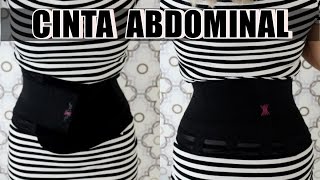 CINTA ABDOMINAL COM VELCRO VALE À PENA LURESENHA [upl. by Anytsyrk130]