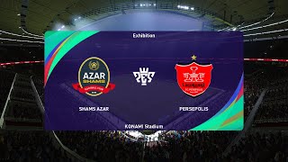 Shams Azar vs Persepolis FC 28052024 Persian Gulf Pro League PES 2021 [upl. by Gytle]