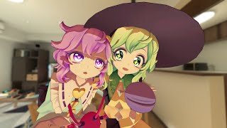 Touhou but Koishi is the Cutest delivery girl VRChat [upl. by Emmalynn]