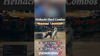 Heihachi Warrior Instinct Hard Combos shorts fightinggames tekken8 [upl. by Eiramave]