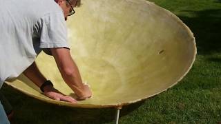 How to build a solar cooker with parabolic reflector part 2 [upl. by Colson370]