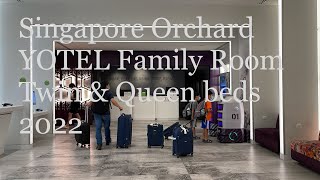 YOTEL Orchard Singapore Family Room 1605 breakfast buffet gyms swimming pool 新加坡乌节路的旅馆 [upl. by Ajssatan824]