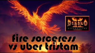 D2R Fire Sorceress vs UBER TRISTAM [upl. by Ajay]