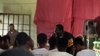 AKWACHIE The Conscious Rapper delivers an outstanding Performance to entertain JUASS Students [upl. by Barbee]