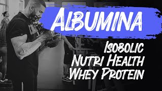 Isobolic Nutri Health Whey Protein  Albumina  VALE A PENA [upl. by Nale]