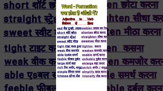 Use of en  Word Formation  What is Word Formation In English Grammar  Class 1  Vocabulary [upl. by Aggri]