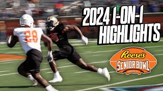 2024 Senior Bowl WRvsDB 1 on 1 Highlights [upl. by Manard472]