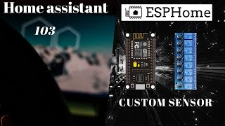 Home assistant 103 ESPhome custom Relays and Temperature [upl. by Notgnillew635]