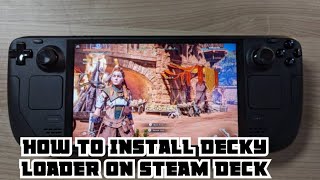 How to install decky loader on steam deck [upl. by Diad176]