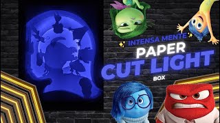 Intensa Mente Paper Cut Light Box  Tutorial Plantilla GRATIS  FREE [upl. by Rann]