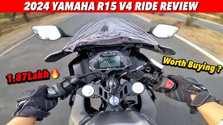 2024 Yamaha R15 V4 Ride Review  Is it a good commuter in 150cc segment [upl. by Warfeld]