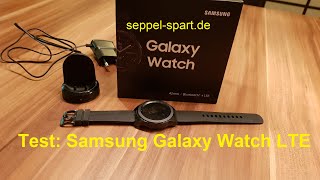 Test Samsung Galaxy Watch mit LTE  SeppelPower [upl. by Llekcor]